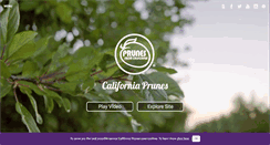 Desktop Screenshot of californiaprunes.co.uk