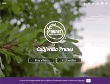 Tablet Screenshot of californiaprunes.co.uk